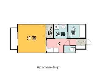 広島県広島市東区中山上1丁目【アパート】の間取り