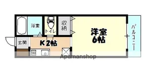 広島県広島市安佐南区長楽寺2丁目【アパート】の間取り