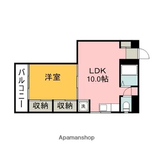 パームコーブ舟入【2階】の間取り