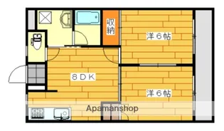 広島県広島市安佐南区東野2丁目【マンション】の間取り