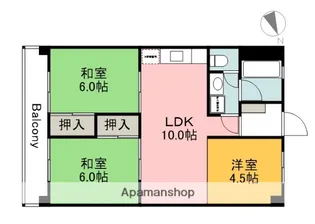 広島県広島市安佐南区中筋3丁目【マンション】の間取り