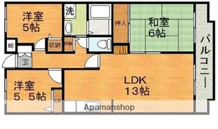 広島県広島市安佐南区中筋2丁目【マンション】の間取り