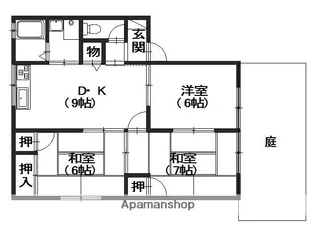 広島県広島市安佐南区東原2丁目【アパート】の間取り