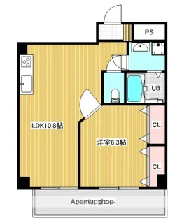 メゾン千田【3階】の間取り