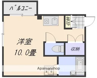 住吉町ビル【5階】の間取り