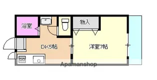 広島県広島市西区大芝2丁目【マンション】の間取り