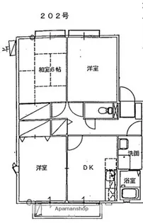 広島県廿日市市平良2丁目【アパート】の間取り