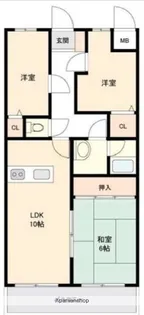 シティーコーポ甘日市【4階】の間取り