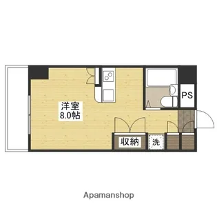 広島県広島市西区横川町2丁目【マンション】の間取り