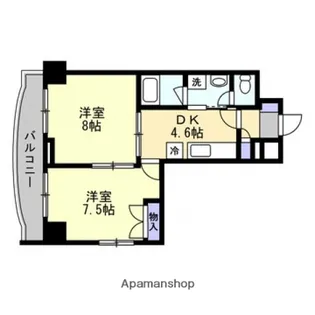 広島県広島市南区段原2丁目【マンション】の間取り