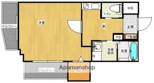 【舟入幸町】KDXレジデンス舟入幸町【5階】の間取り