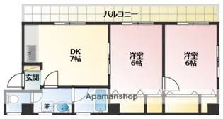 ウエルヒル住吉町【3階】の間取り