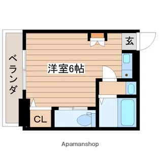 広島県広島市西区三篠町1丁目【マンション】の間取り