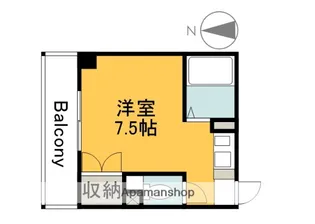広島県広島市南区宇品御幸3丁目【マンション】の間取り