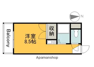 広島県広島市南区宇品御幸3丁目【マンション】の間取り