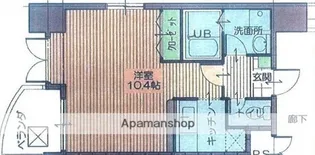 広島県広島市中区本川町1丁目【マンション】の間取り