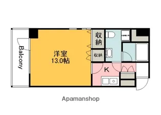 広島県広島市東区牛田南2丁目【マンション】の間取り