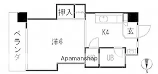 YS松本【4階】の間取り
