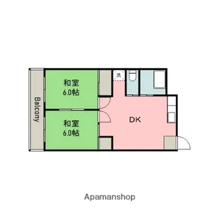 広島県広島市中区橋本町【マンション】の間取り