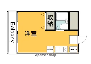 リバーコートA【602号室】の間取り