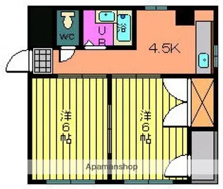 衣笠ビル【3階】の間取り