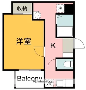 アーバンハート大手町【4階】の間取り