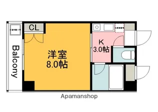 GRACIEUX河原町【3階】の間取り
