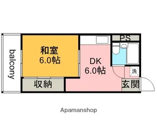広島県広島市佐伯区屋代3丁目【アパート】の間取り