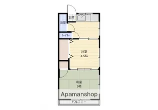 広島県広島市安佐南区中須1丁目【アパート】の間取り