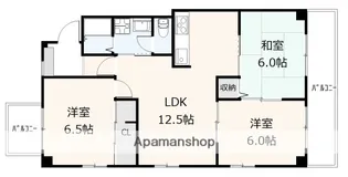ホワイトハイツ【2階】の間取り