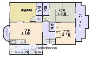 広島県広島市佐伯区三筋1丁目【マンション】の間取り