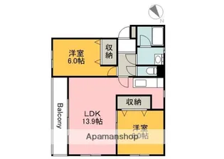 広島県広島市安佐南区緑井8丁目【マンション】の間取り