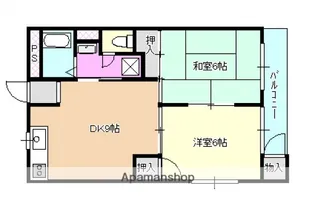 広島県広島市安佐南区長束2丁目【マンション】の間取り