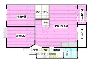 カルチェ堀田NO.1【2階】の間取り