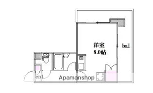 広島県広島市佐伯区旭園【マンション】の間取り