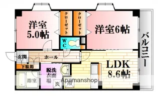 広島県広島市安佐北区可部東2丁目【マンション】の間取り