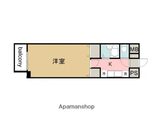 広島県広島市佐伯区五日市5丁目【マンション】の間取り