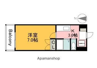 バオバブ白島【903号室】の間取り