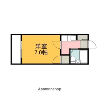 広島県広島市安佐南区中筋3丁目【アパート】の間取り