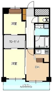 広島県広島市西区観音本町2丁目【マンション】の間取り