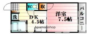 広島県広島市東区戸坂山崎町【マンション】の間取り