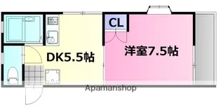 広島県広島市安佐南区古市4丁目【マンション】の間取り