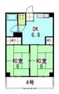 広島県広島市中区吉島西3丁目【マンション】の間取り