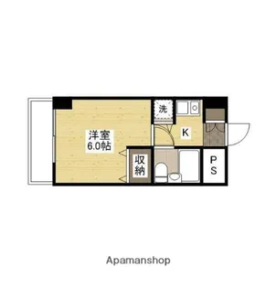 広島県広島市南区猿猴橋町【マンション】の間取り
