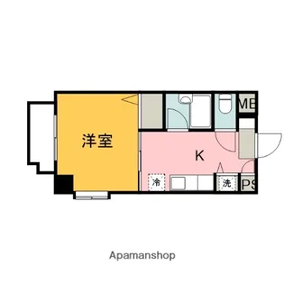 竹屋町原野ビル【2階】の間取り
