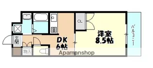 広島県広島市安佐南区長楽寺1丁目【マンション】の間取り