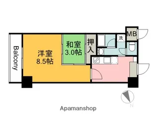 広島県広島市佐伯区五日市5丁目【マンション】の間取り