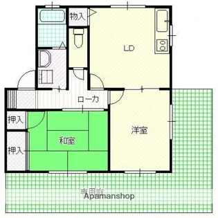 広島県広島市佐伯区八幡東4丁目【アパート】の間取り