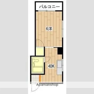 広島県広島市西区横川町2丁目【マンション】の間取り