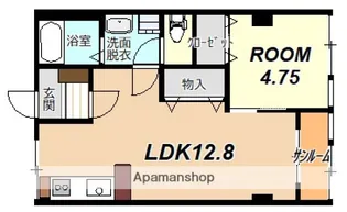 広島県広島市安佐南区上安2丁目【マンション】の間取り